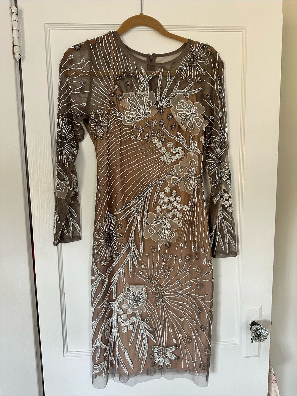Adrianna papell beaded dress